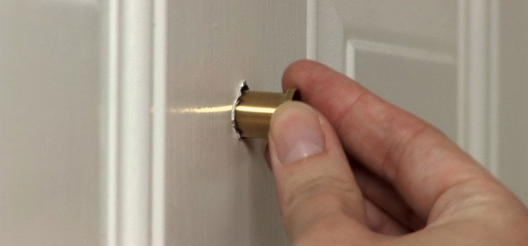 peephole door repair in Rancho Murieta